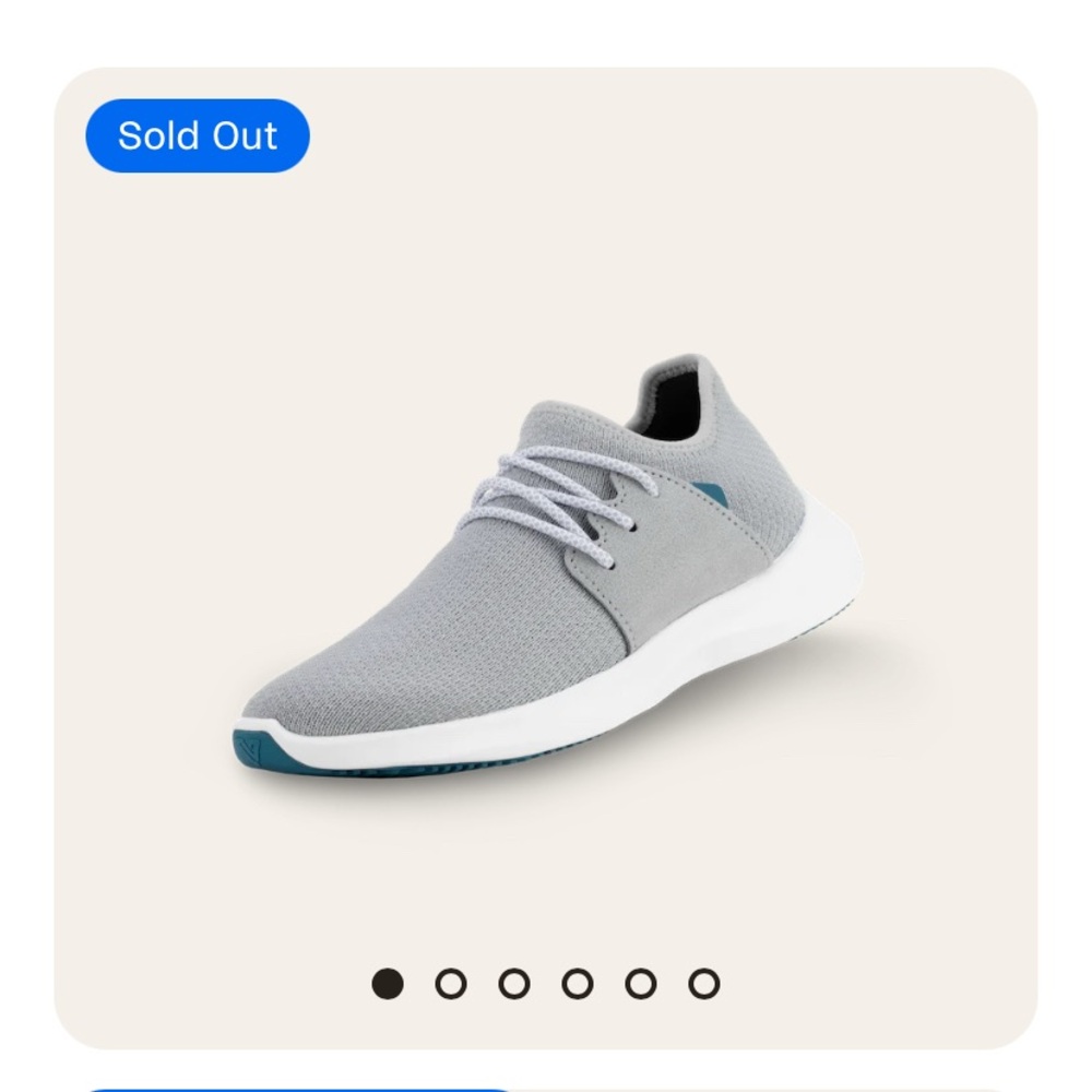 Vessi Everyday Classic Light Gray Sneakers Women’s 7